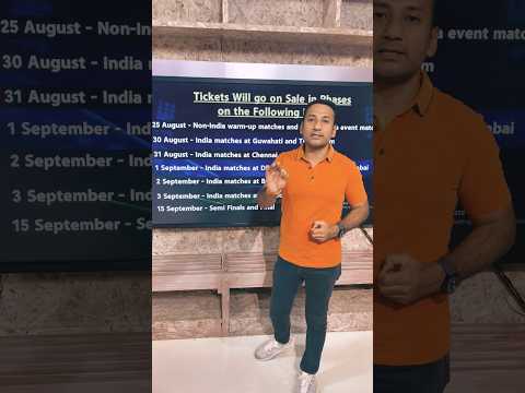 How to Buy India vs Pak World Cup match tickets? All you want to know #ytshorts #cricket #worldcup