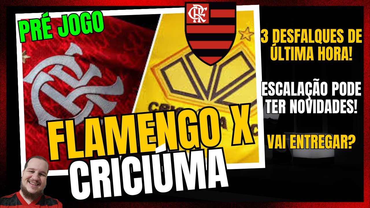 PRÉ JOGO FLAMENGO X CRICIUMA