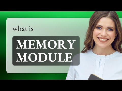 Memory Module Explained: A Guide to Understanding Computer Terms