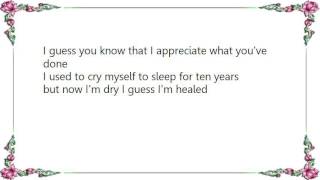 Division of Laura Lee - I Guess I&#39;m Healed Lyrics