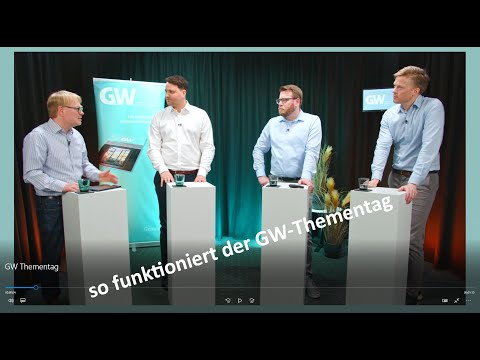 Digitale Bühne für die Branche – So funktioniert der GW-Thementag