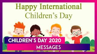 Childrens Day 2020 Messages: WhatsApp Wishes, Bal Diwas Greetings and Quotes to Celebrate This Day | DOWNLOAD THIS VIDEO IN MP3, M4A, WEBM, MP4, 3GP ETC