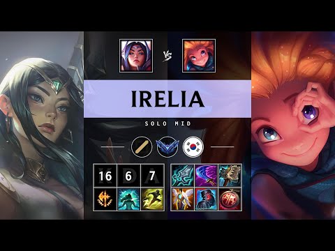 Irelia Mid vs Zoe - KR Diamond Patch 25.08