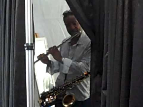 Lance Ellis Warming Up On Flute