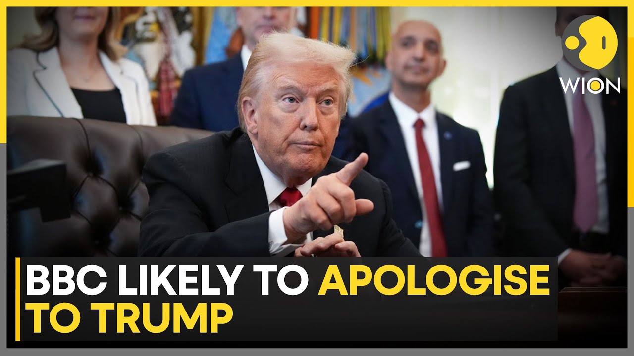 BBC Accused Of Airing Doctored Clip Of Trump, White House Calls Media Network '100% Fake' | WION