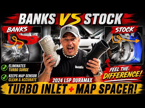 2024 Duramax Diesel Banks Turbo Inlet and Map Sensor Spacer Install