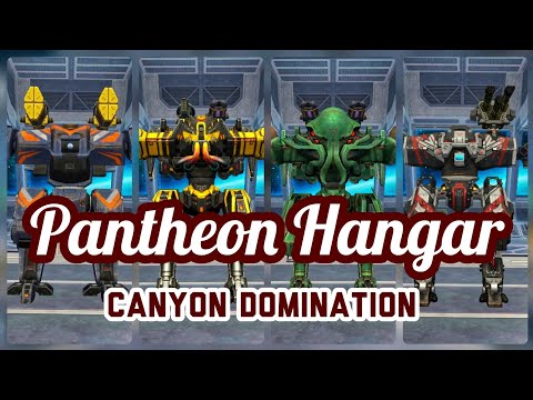 WAR​ ROBOTS​ : PANTHEON​ HANGAR​ IN CANYON MAP