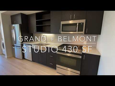 430 SF Studio at Grand + Belmont