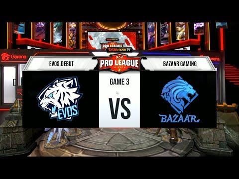 Match 3 EVOS Debut 🆚 BAZAAR Gaming