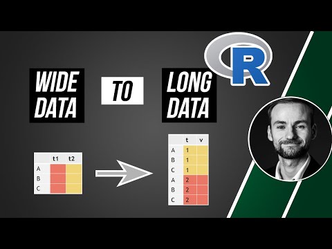 How to transform wide data to long format in R