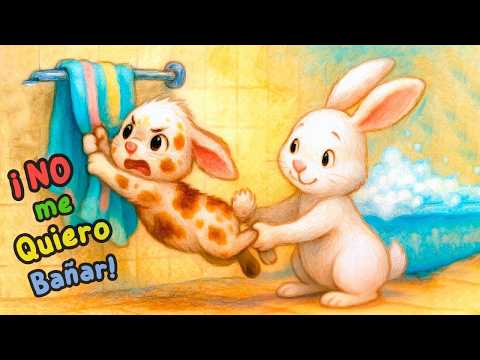 I DON'T WANT TO BATHE! 🐰 l Children's Story l Children's Stories