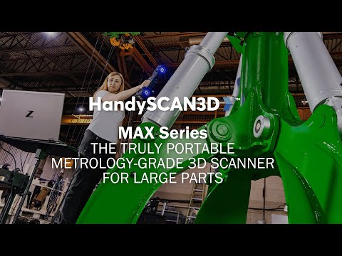 Discover the new HandySCAN 3D|MAX Series for 3D scanning large parts