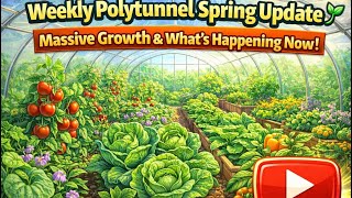 Weekly Polytunnel Spring Update 🌱 Massive Growth & What’s Happening Now!