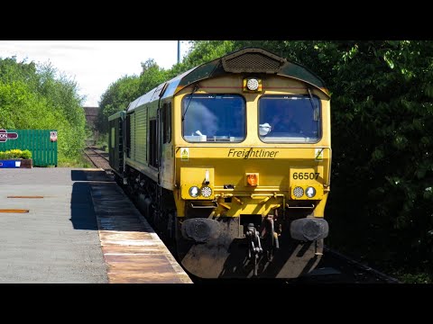 Freightliner Class 66 No. 66507 on 4K68 Guide Bridge Yard - Crewe B.H @ Denton on 14.05.20 - HD