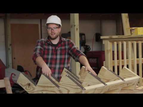 How to Build a Deck Part 9: Stair Install