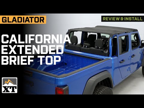 Jeep Gladiator JT California Extended Brief Top Review & Install