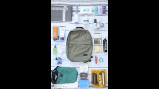 Download the video "Paragon backpack packed for a vacation rental #shorts"