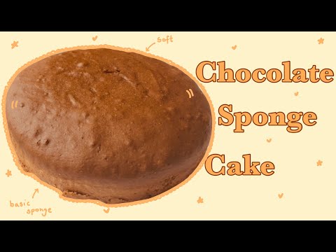 Chocolate Sponge Cake ~ easy and so soft ~