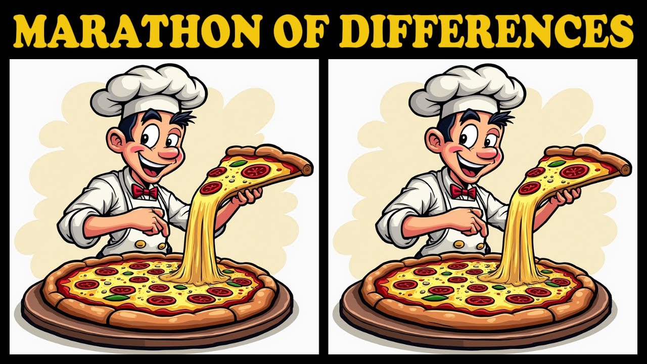 Super Challenge of 15 Tasks 🧩Find 3 Differences 🔍 Attention Test 🤓 Round 512