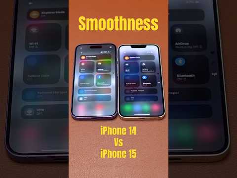 iPhone 14 VS iPhone 15 Smoothness #shorts #iphone14 #iphone15 #iOS #shortvideo