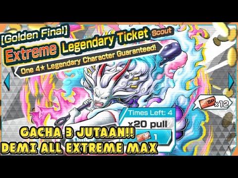 GACHA YAMATO HYBRID 4 TICKET 3 JUTAAN LEBIH DEMI ALL EXTREME !! | GACHA YAMATO HYBRID OPBR