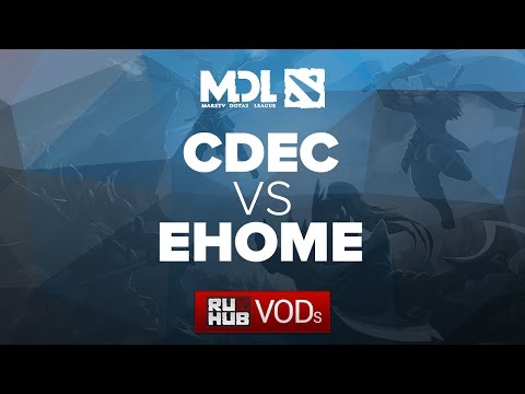 CDEC vs EHOME, MDL 2016. China Quals, game 2