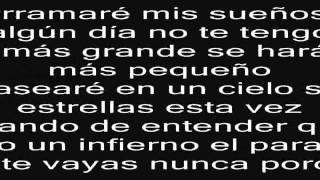 Si tu no estas aqui (Sin Bandera - letra)