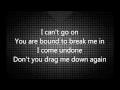 Breaking Benjamin - Hollow / Lyrics