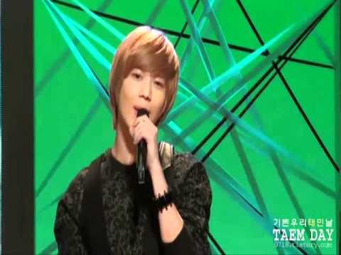 101120 Taemin Smiled at Onew's Voice Crack Part 1/3