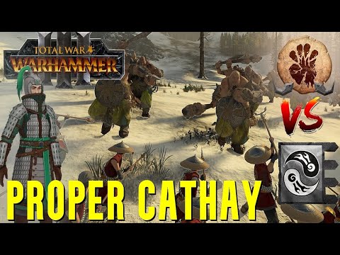 THIS IS WHERE CATHAY BELONGS | Grand Cathay vs Ogre Kingdoms - Total War Warhammer 3 Land Battle