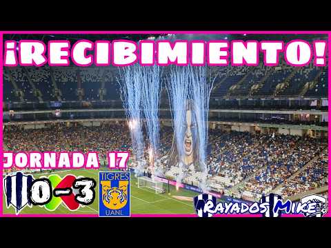 "¡RECIBIMIENTO CLÁSICO REGIO FEMENIL 46! Rayadas 0-3 Tigres J17 MX Femenil Cl 2026 | Rayados Mike" Barra: La Adicción &bull; Club: Monterrey &bull; País: México