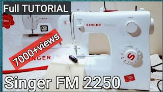 singer 2250 sewing machine demo/How to use sewing machine