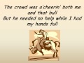 Bad Brahma Bull   Rex Allen - Dennis Greenwood Bad Brahma Bull   Rex Allen