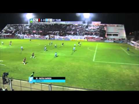 Gol de Garrido. Patronato 2 - Gimnasia (J) 0. Fecha 24. Primera B Nacional 2015. FPT.