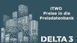 iTWO Preise in die Preisdatenbank