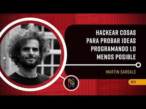 Hackear cosas para probar ideas programando lo menos posible