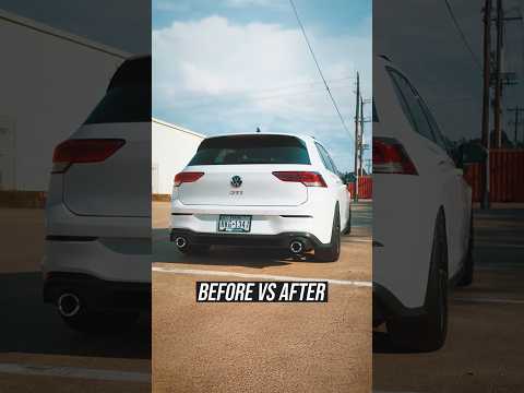 🔊 Before & After: AWE Track Edition Catback Exhaust for the Volkswagen MK8 GTI