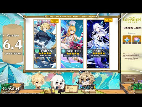 JUST IN! 6.4 BANNER ARE FINALLY HERE! VARKA NEW KIT INFO UPDATED! - Genshin Impact