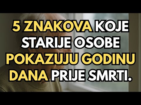 Znakovi posljednje godine života kod starijih osoba – što nam tijelo tiho poručuje