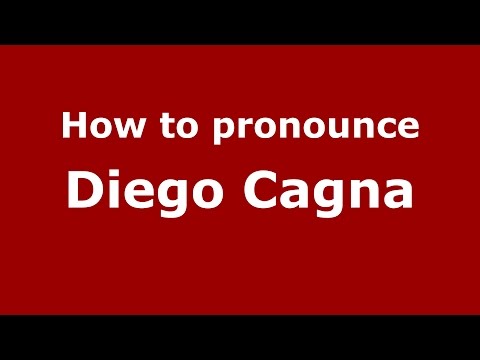 How to pronounce Diego Cagna (Spanish/Argentina) - PronounceNames.com