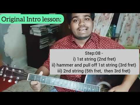 Ghum (Odd signature) Guitar lesson || Complete and detailed tutorial with original intro lesson