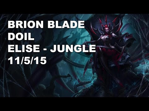 BRION BLADE Doil Jungle Elise vs Ekko - KR Challenger Rank Game