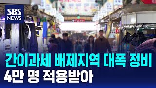 간이과세 배제지역 544곳 대폭 정비..4만 명 적용받아 / SBS / 경제365