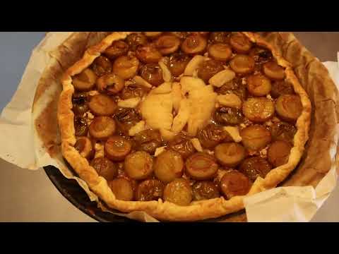 Tarte aux prunes #recettefacile #dessertrapide #dessertauxfruits #veganfood