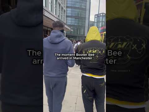 The moment Booter Bee arrived in Manchester | Pie Radio