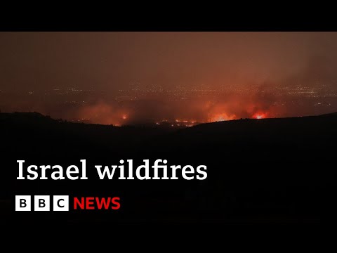 以色列與該國曆史上最嚴重的野火作鬥爭 | BBC News (Israel battles worst wildfires in country's history | BBC News)