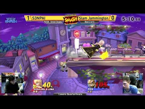 PSTS8 - S3NPAI (Rosa) VS Slam Jammington (Mario, Fox) - Sm4sh Singles