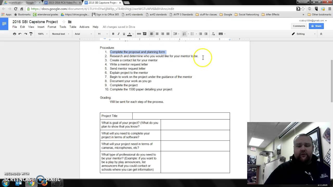 2016 Capstone Project Proposal