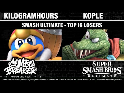 COMBO BREAKER 2023 TOP 16 LOSERS - KilogramHours (Dedede) vs Kople (K Rool) - Smash Ultimate