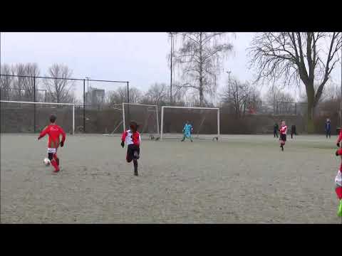 doelpunt Floris Pronk DSO JO11-1 vs Feyenoord JO10-1 17022018